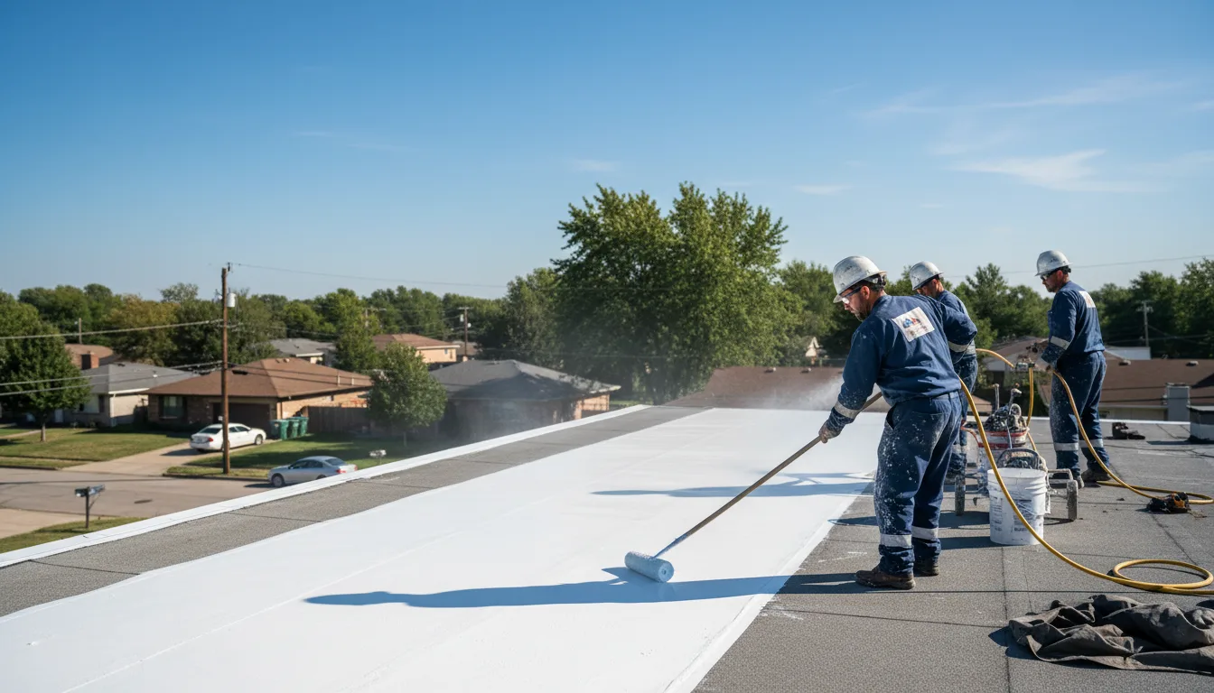 Commercial roof coating in Eddyville, NE near me